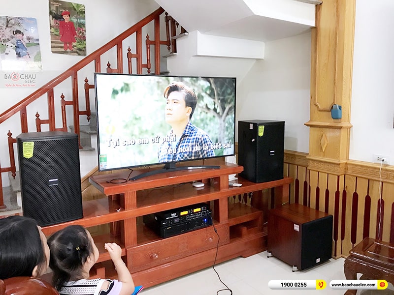 Lắp đặt dàn karaoke trị giá hơn 30 triệu cho anh Hiệp tại Ninh Bình (Domus DP6120 Max, VM620A, DSP-9000 Plus, SW512C, U900 Plus Ver 2) 