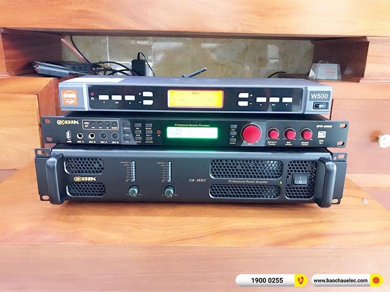Lắp đặt dàn karaoke JBL hơn 55tr cho anh Hinh tại Nam Định (JBL XS12, CA-J602, BPR-5600, BJ-W25AV, BBS W500) 