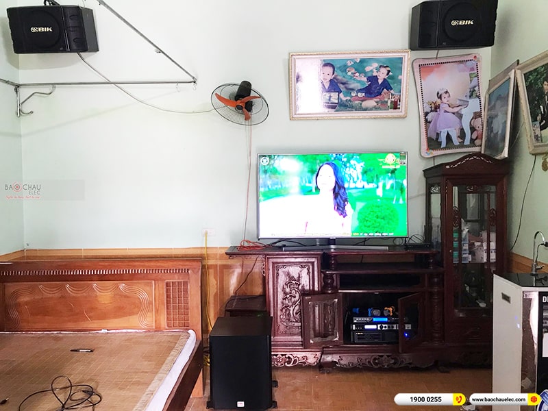 Lắp đặt dàn karaoke trị giá hơn 30 triệu cho anh Huy tại Nam Định