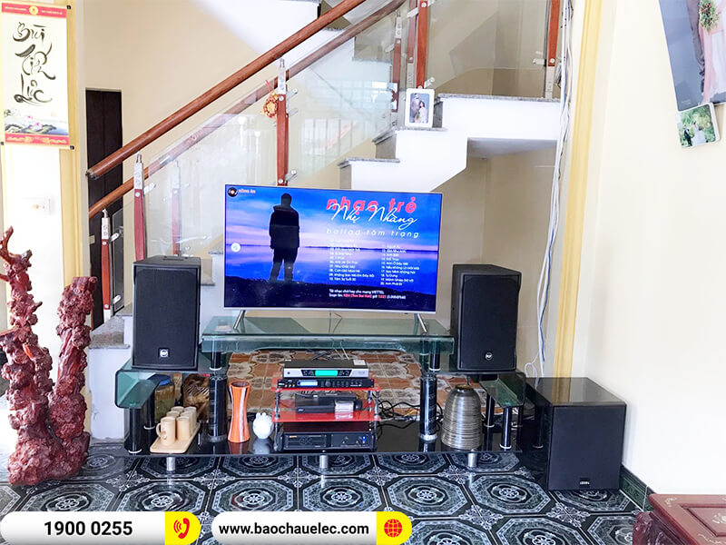 Lắp đặt dàn karaoke trị giá hơn 50 triệu đồng cho anh Lực ở Nam Định (EMAX 3110 MK2, VM 620A, BKSound X5 Plus, BJ-W25A, BCE UGX12)