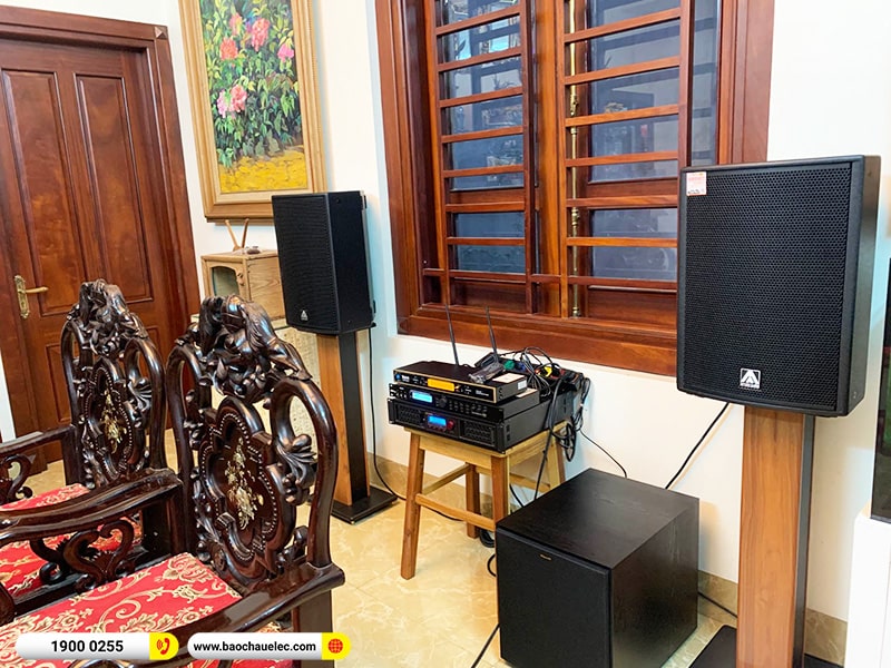 Lắp đặt dàn karaoke trị giá gần 50 triệu cho anh Lương tại Hà Nội (Amate Key 10, BPA-6200, BKSound X5 Plus, R120SW, UGX12 Gold) 