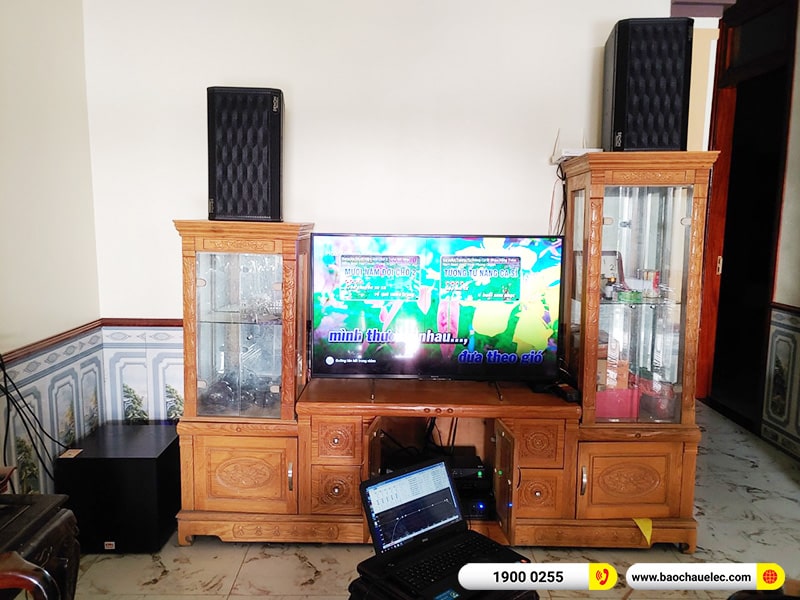 Lắp đặt dàn karaoke trị giá khoảng 30 triệu cho anh Thuận tại Nam Định (Denon R-310, BIK VM420A, BKSound X5 Plus, SW312B) 