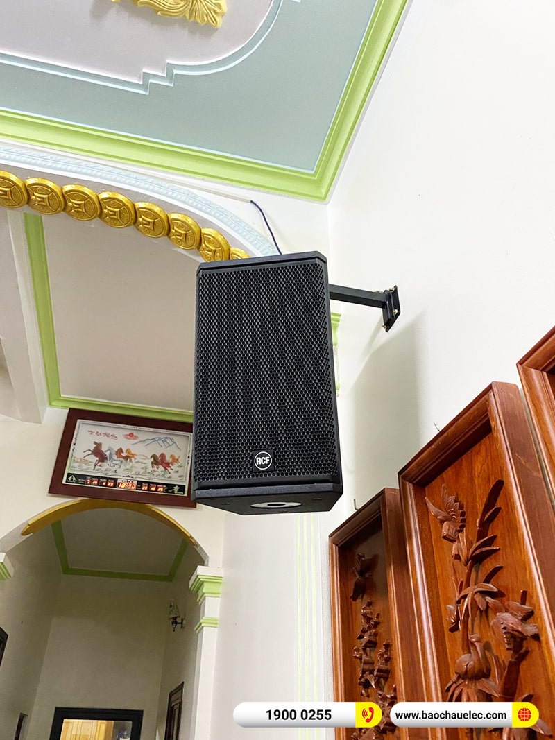 Lắp đặt dàn karaoke trị giá hơn 50 triệu cho anh Tiến tại Nam Định (RCF X-MAX 10, BPA-6200, BPR-5600, SW612C, UGX12 Gold) 