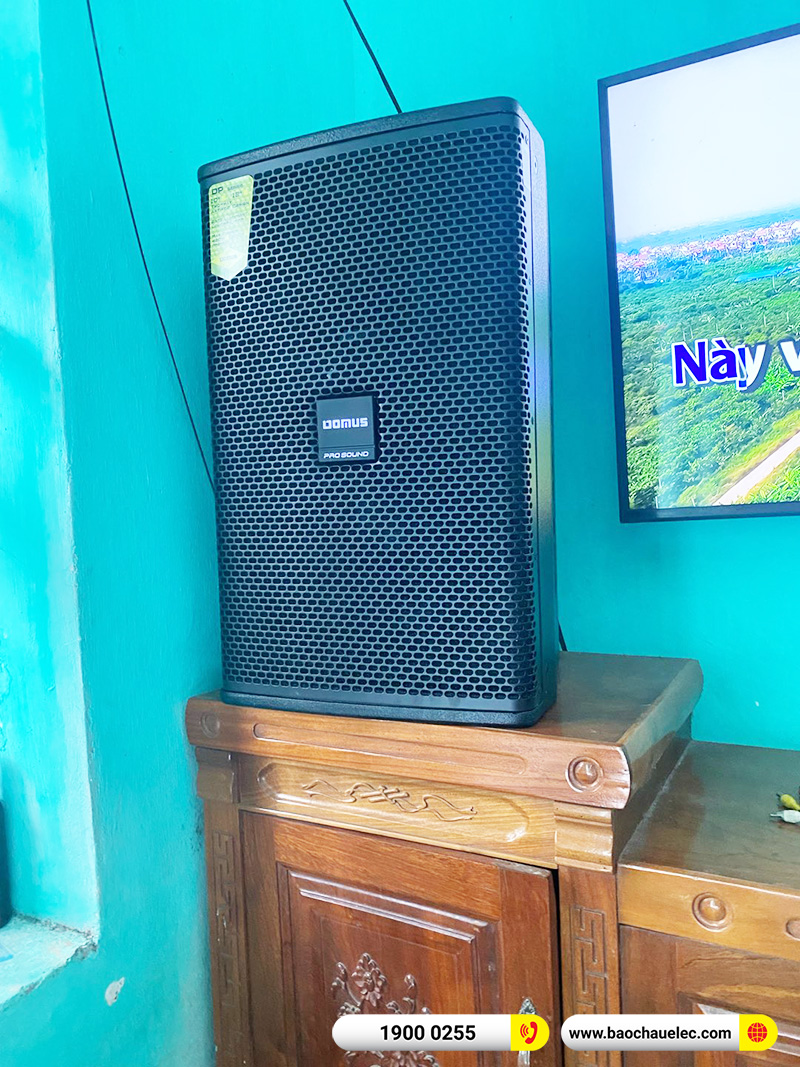 Lắp đặt dàn karaoke trị giá hơn 20 triệu cho anh Tuân tại Nam Định (Domus DP6120 Max, BKSound DKA 8500) 