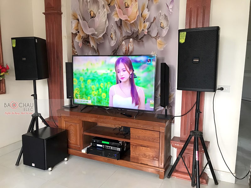 Lắp đặt dàn karaoke gia đình anh Lực tại Nam Định