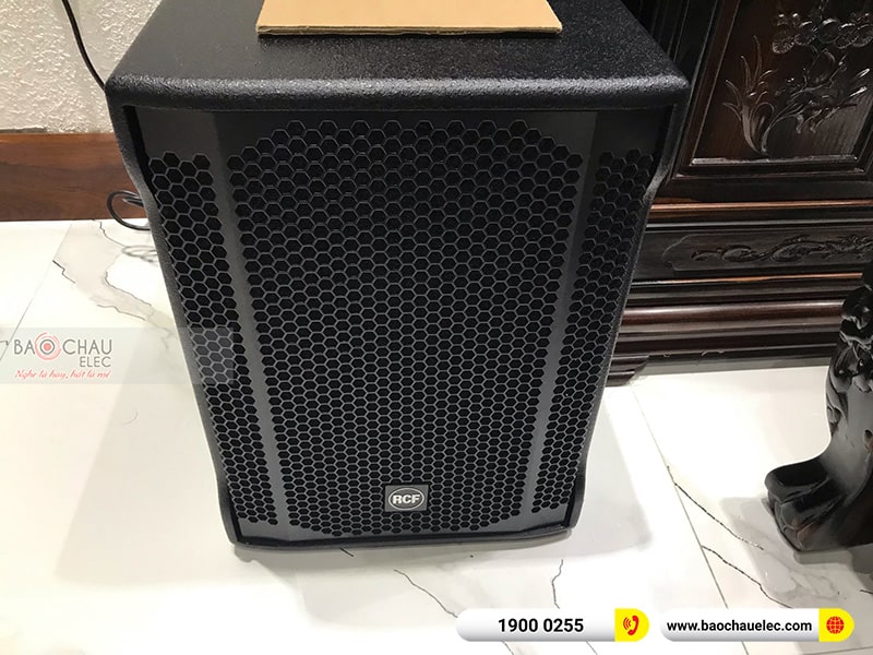 Lắp đặt dàn karaoke gia đình anh Túy tại Nam Định (RCF CMAX 4112, RCF IPS2700, KX108A, RCF 702-AS II, VM200) 