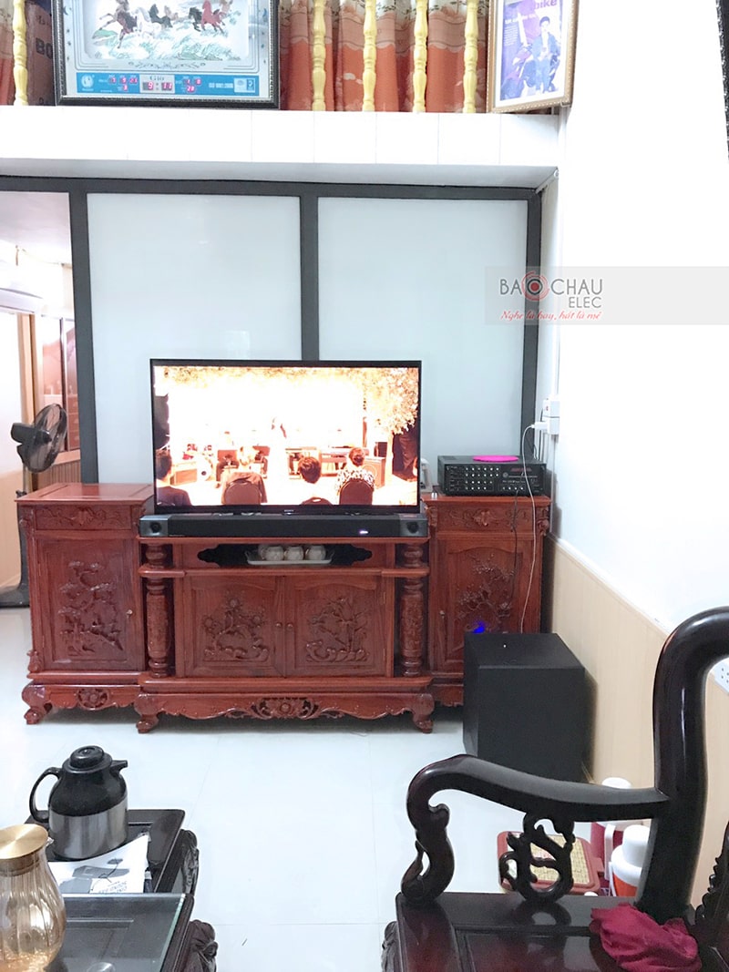 Lắp đặt hệ thống Loa Soundbar Klipsch Cinema 600 gia đình anh Hiếu tại Nam Định