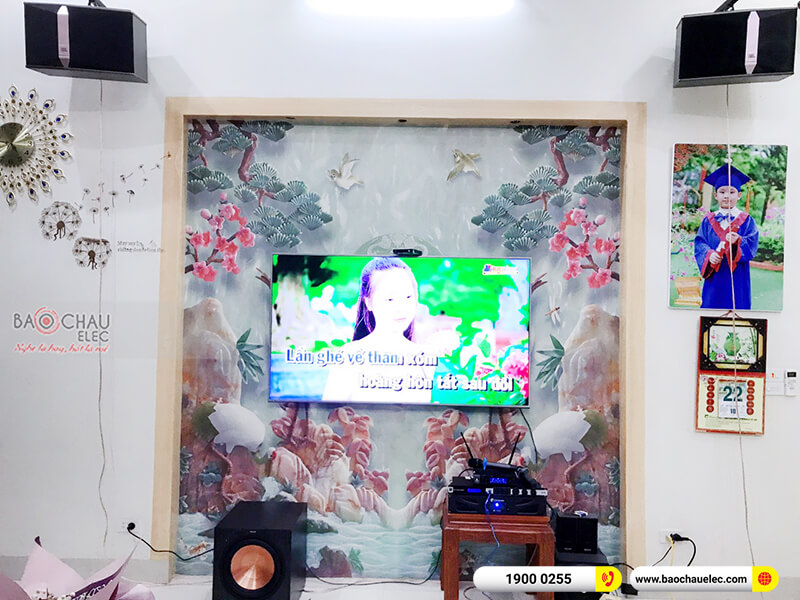 Lắp đặt dàn karaoke anh Tuyển tại Ninh Bình