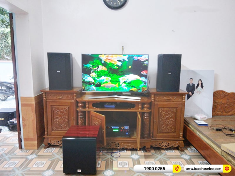 Lắp đặt dàn karaoke trị giá hơn 50 triệu cho anh Khương tại Phú Thọ (Denon DN-512, VM820A, BPR-5600, SW815, BJ-U500) 