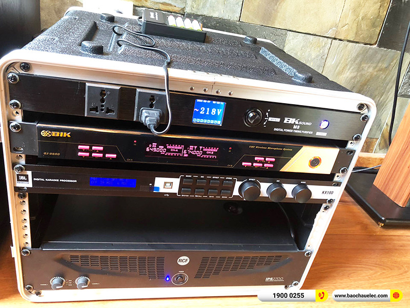 Lắp đặt dàn karaoke trị giá 102tr cho anh Kiên tại Phú Thọ (RCF C3110-126, IPS 2700, KX180A, HTS12, BJ-U600,…)