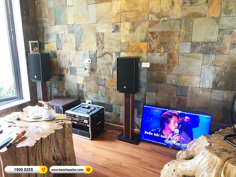 Lắp đặt dàn karaoke trị giá 102tr cho anh Kiên tại Phú Thọ (RCF C3110-126, IPS 2700, KX180A, HTS12, BJ-U600,…)