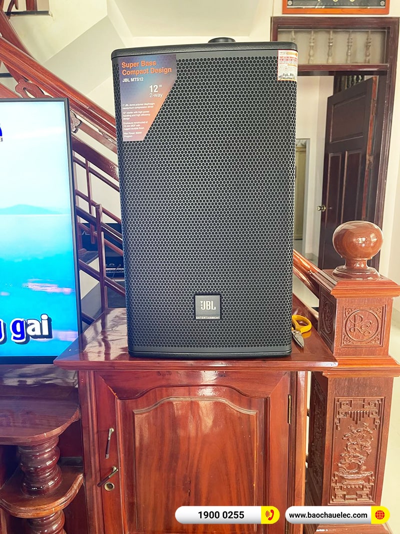 Lắp đặt dàn karaoke JBL 62tr cho anh Thể tại Phú Thọ (JBL MTS12, Crown T5, KX180A, JBL A120P, JBL VM300) 