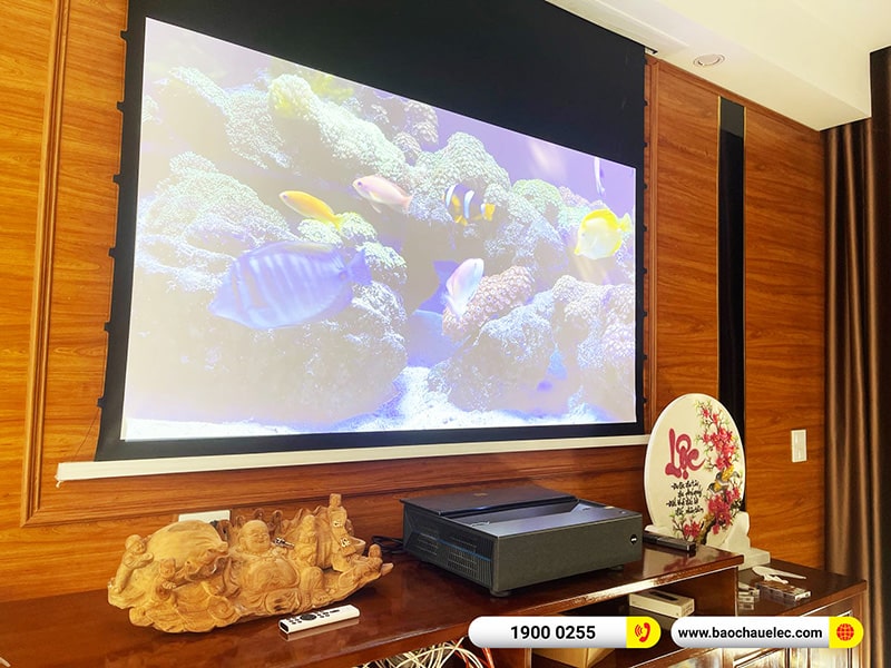 Lắp đặt hệ thống máy chiếu 4K BenQ V7050i cho anh Linh tại Phú Thọ