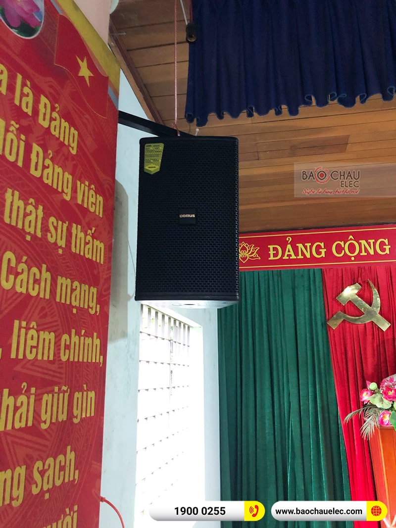 Lắp đặt dàn âm thanh hội trường tại Ủy ban nhân dân xã La Dee huyện Tây Giang - Quảng Nam