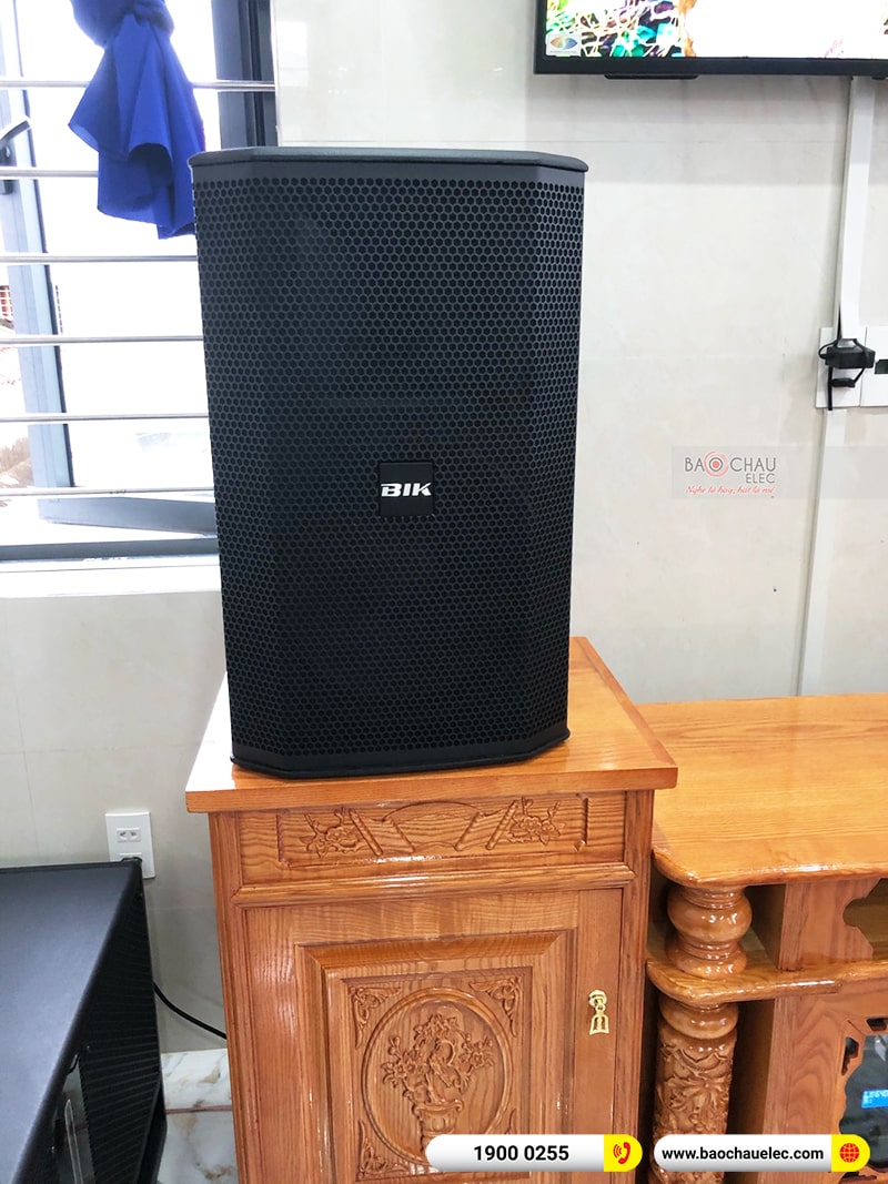 Lắp đặt d&agrave;n karaoke trị gi&aacute; hơn 50 triệu cho anh Chiến tại Quảng Nam (BIK BSP 412II, VM830A, BPR-8500, BJ-W88 Plus, BJ-U550, BKSound M8) 