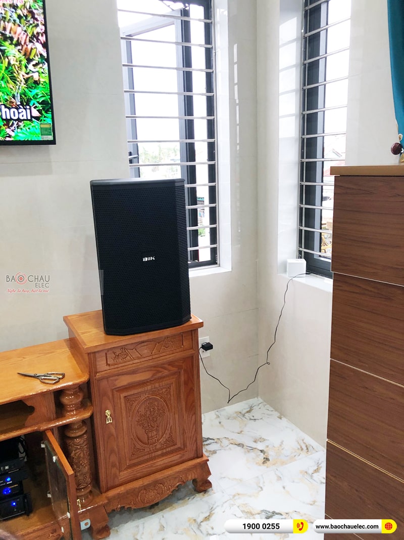 Lắp đặt d&agrave;n karaoke trị gi&aacute; hơn 50 triệu cho anh Chiến tại Quảng Nam (BIK BSP 412II, VM830A, BPR-8500, BJ-W88 Plus, BJ-U550, BKSound M8) 