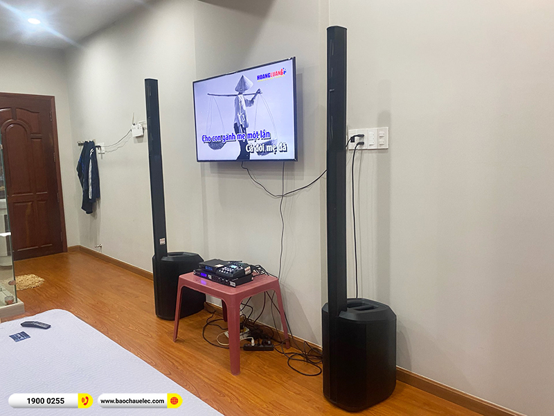 Lắp đặt dàn karaoke, loa di động Bose trị giá gần 110 triệu cho anh Hưng tại Tây Ninh (Bose S1 Pro, KX180A, Bose T4S Mixer, VM200)