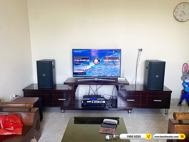 Lắp đặt dàn karaoke BIK 32tr cho anh Năng tại Thái Bình (BIK BSP 410II, VM420A, X6 Luxury, SW512C, U900 Plus X)