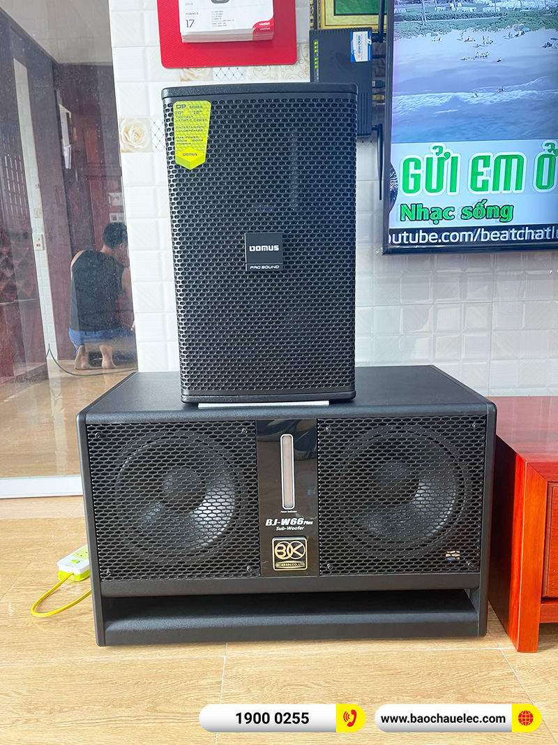 Lắp đặt dàn karaoke trị giá khoảng 50 triệu cho anh Khiêm tại Thái Bình (Domus DP6100 Max, VM830A, KX180A, BJ-W66 Plus, JBL VM200) 