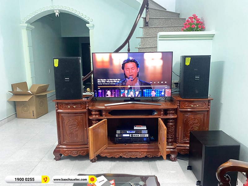 Lắp đặt dàn karaoke trị giá hơn 30 triệu cho anh Kỳ tại Thái Bình (Domus DP6120 Max, VM620A, X6 Luxury, SW612B, BJ-U500) 