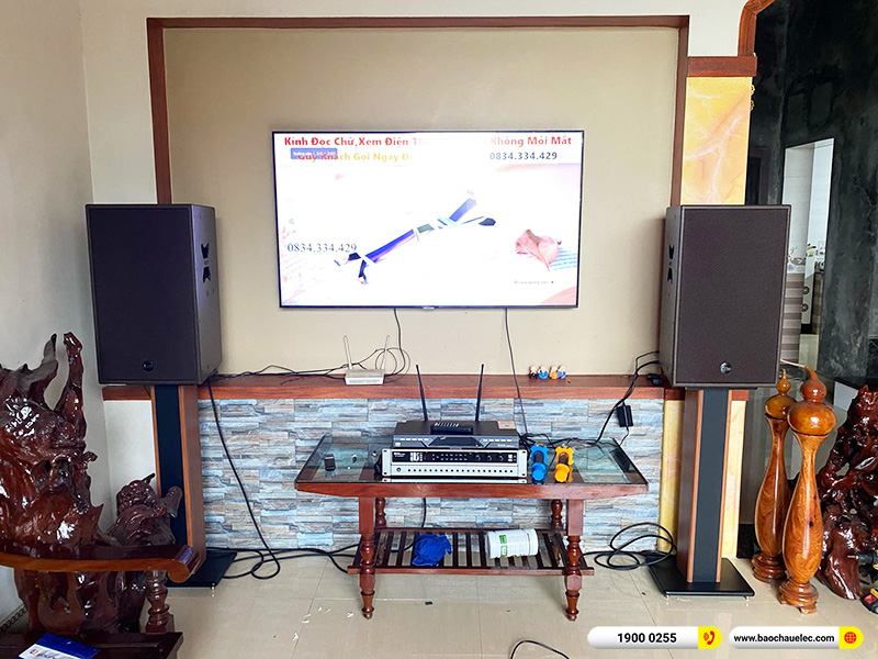 Lắp đặt dàn karaoke trị giá khoảng 30 triệu cho anh Sơn tại Thái Bình (Alto BLS12+, BKSound DP3600 New, U900 Plus X) 