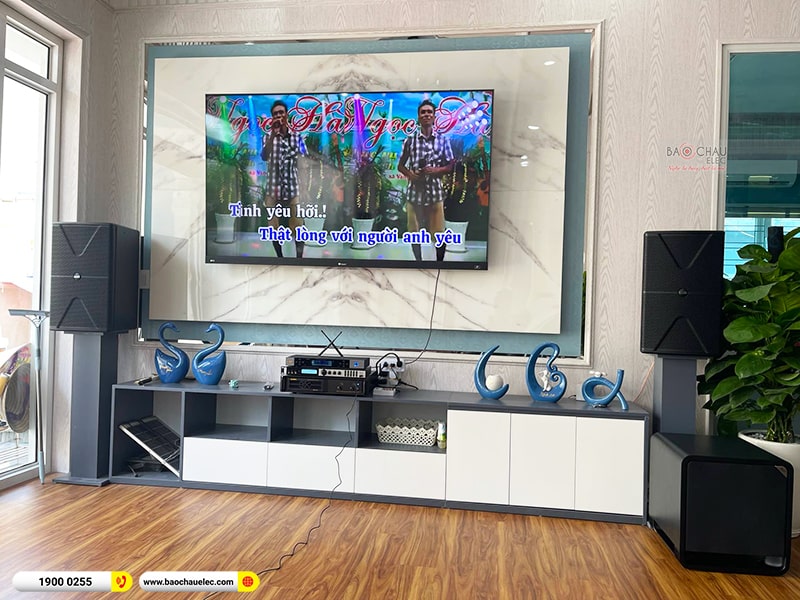 Lắp đặt dàn karaoke trị giá khoảng 40 triệu cho anh Sơn tại Thái Bình