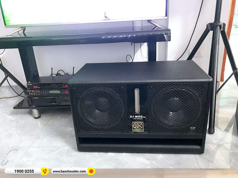 Lắp đặt dàn karaoke trị giá khoảng 50 triệu cho anh Tùng tại Thái Bình (BIK BSP 412II, VM630A, BPR-8500, BJ-W66 Plus, BJ-U600) 