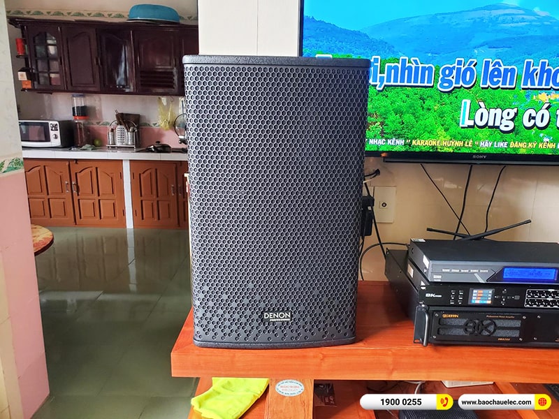 Lắp đặt dàn karaoke trị giá hơn 30 triệu cho anh Vinh tại Thái Bình (Denon DP-R212, VM620A, DSP-9000 Plus, SW612C, U900 Plus X) 
