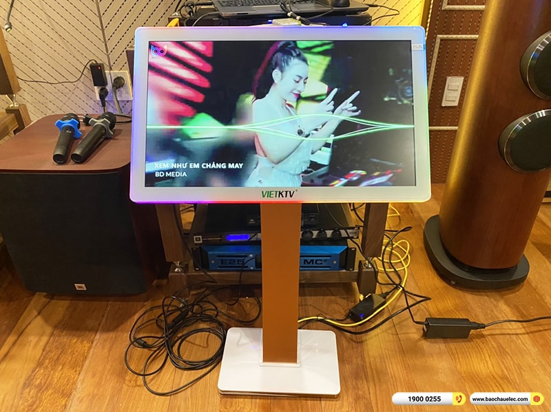 Thi công nội thất và đặt hệ thống karaoke, nghe nhạc trị giá hơn 700 triệu cho khách hàng tại Thái Binh (BW 803 D4, Accuphase E380, Audio X45, RCF 4112, MC2 E25,…) 