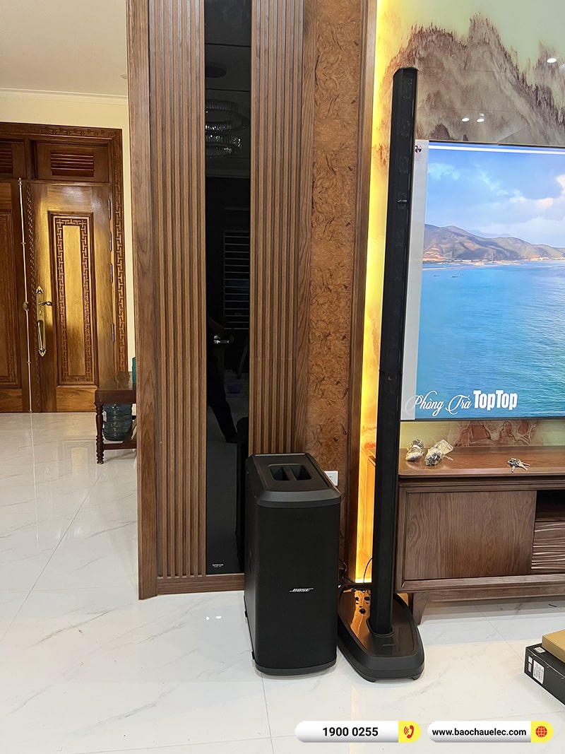 Lắp đặt dàn karaoke, loa di động Bose hơn 200tr cho Bảy tại Thanh Hóa (Bose L1 Pro32, Sub 2 Bass Module, K9900II Luxury, WB-5000S) 