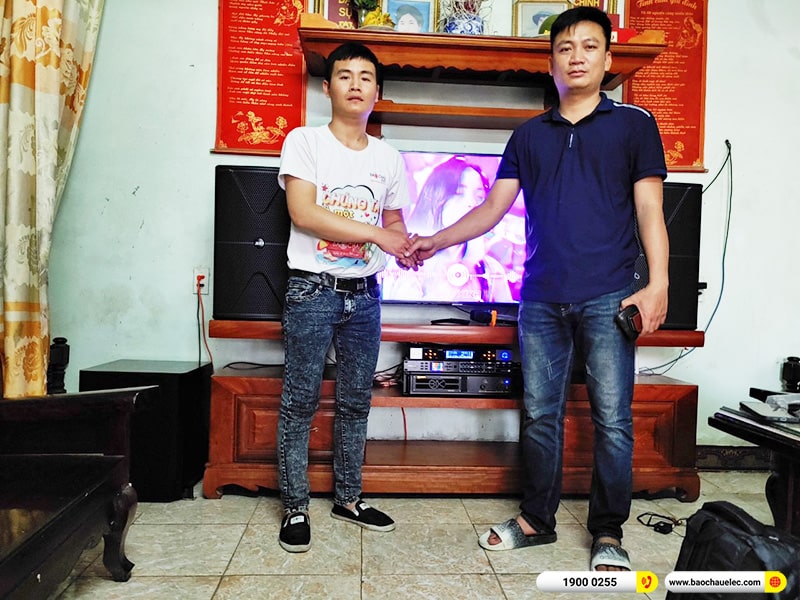Lắp đặt dàn karaoke trị giá hơn 30 triệu cho anh Hùng tại Thanh Hóa (Alto AT2000II, VM620A, DSP-9000 Plus, SW612B, BJ-U500) 
