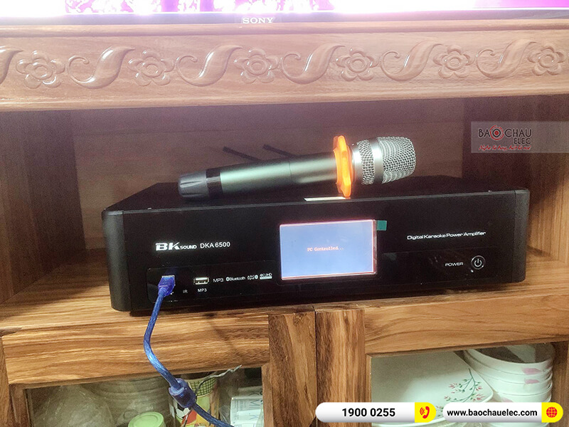 lắp đặt dàn karaoke gia đình anh quang tại thanh hóa