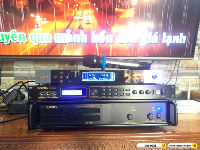 Lắp đặt dàn karaoke trị giá gần 40 triệu cho anh Thôn tại Thanh Hóa (BMB 1212SE, VM620A, X5 Plus, Klipsch R100SW, UGX12 Gold)