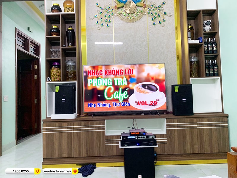 Lắp đặt dàn karaoke trị giá gần 30 triệu cho anh Tùng tại Thanh Hóa (Domus DP6100 Max, APP MZ-46, X6 Luxury, SW312C, BJ-U100) 