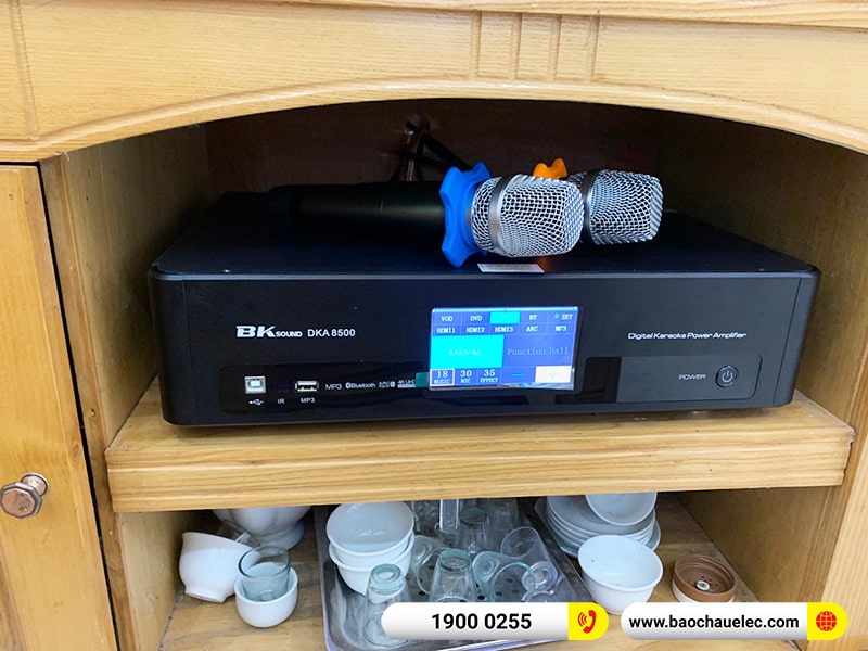 Lắp đặt dàn karaoke trị giá hơn 20 triệu cho chị Thủy tại Thanh Hóa (Alto AT2000II, BKSound DKA 8500) 