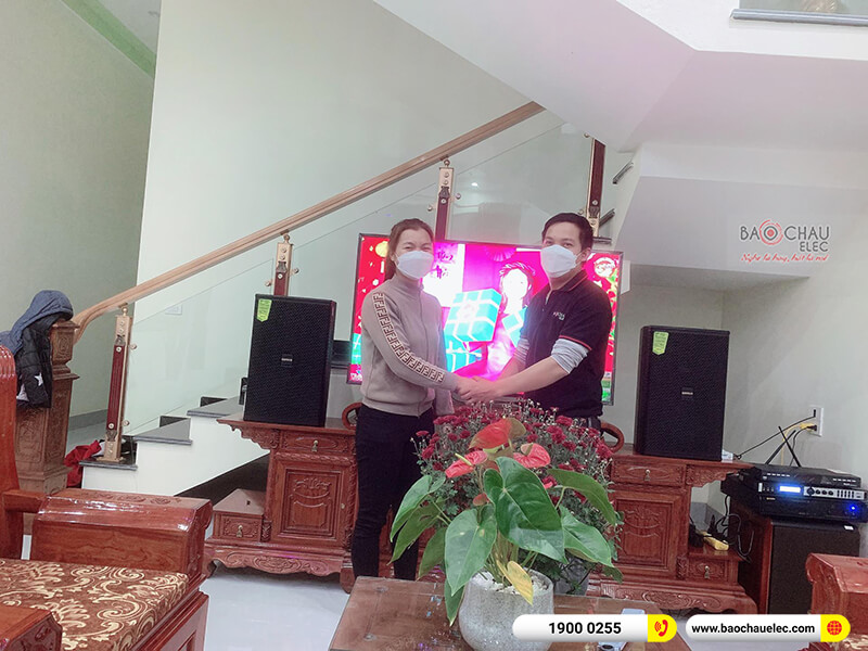 Lắp đặt dàn karaoke anh Kiên tại Thanh Hóa
