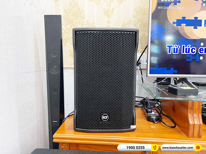 Lắp đặt dàn karaoke RCF 102tr cho anh Luân tại Vĩnh Long (RCF CMAX 4110, Crown Xli2500, KX180A, TS315S, JBL VM300) 