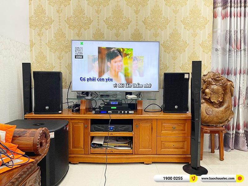 Lắp đặt dàn karaoke RCF 102tr cho anh Luân tại Vĩnh Long (RCF CMAX 4110, Crown Xli2500, KX180A, TS315S, JBL VM300) 