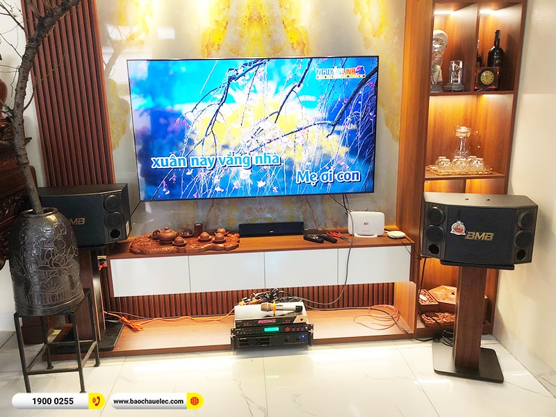 Lắp đặt dàn karaoke trị giá gần 40 triệu cho anh Chung tại Vĩnh Phúc (BMB CSD 880SE, VM620A, BPR-5600, BIK BJ-U600) 
