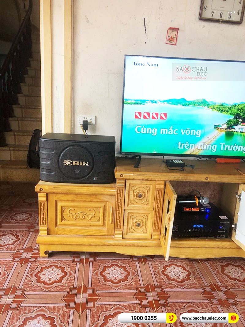 Lắp đặt dàn karaoke trị giá gần 20 triệu cho anh Hạnh tại Vĩnh Phúc (BIK BJ-S668, BIK BJ-A88, BIK BJ-U100) 