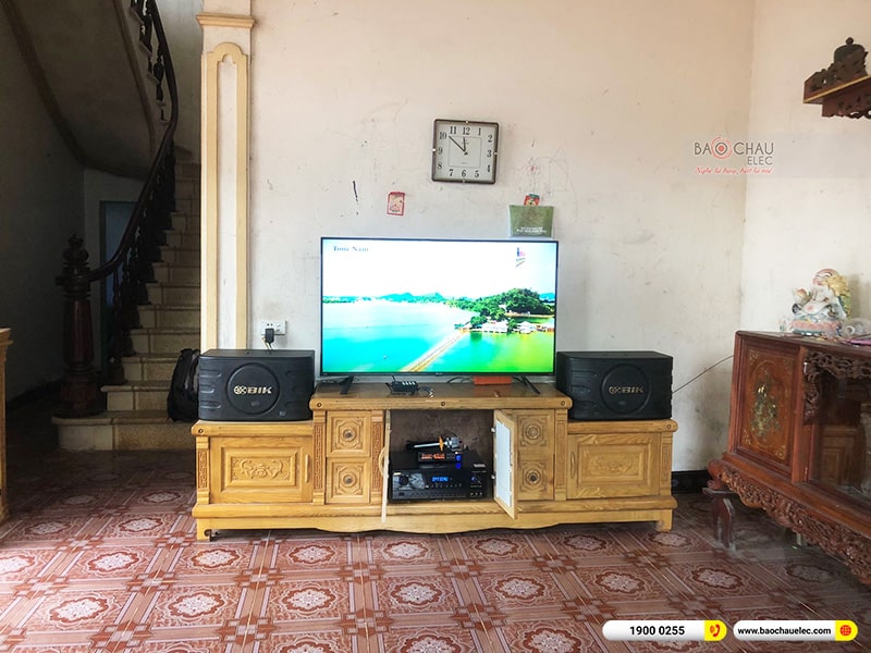 Lắp đặt dàn karaoke trị giá gần 20 triệu cho anh Hạnh tại Vĩnh Phúc (BIK BJ-S668, BIK BJ-A88, BIK BJ-U100) 