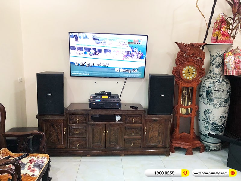 Lắp đặt dàn karaoke trị giá hơn 40 triệu cho anh Thường tại Vĩnh Phúc (BIK BSP 412II, VM620A, BPR-8500, SW612B, BBS W500) 