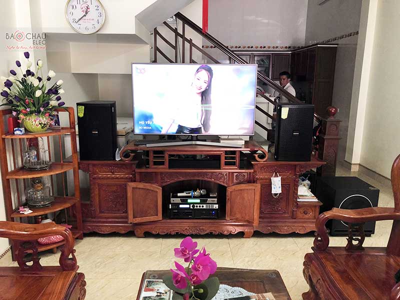 Lắp đặt dàn karaoke gia đình anh Kiên tại Vĩnh Phúc