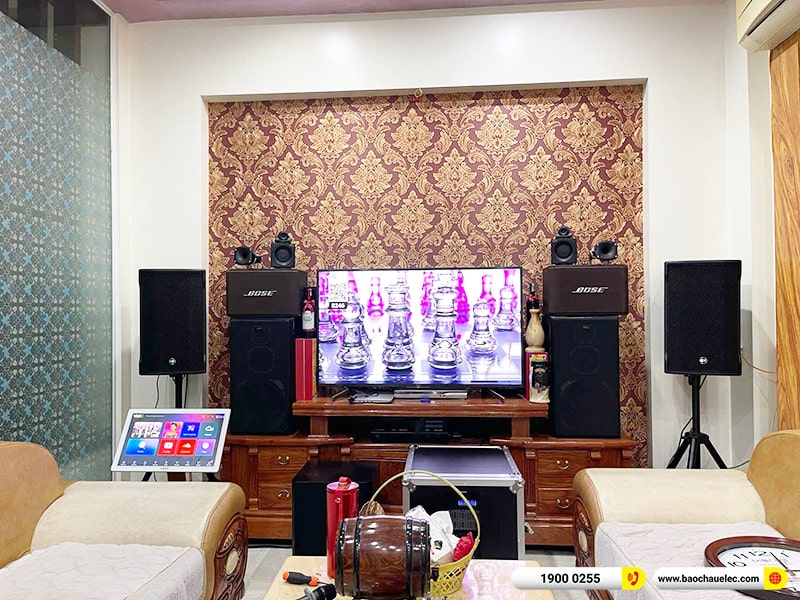 Lắp đặt dàn karaoke trị giá khoảng 110 triệu cho anh Hoàng tại Yên Bái (RCF CMAX 4112, VM820A, KX180A, SW612B, VM200, 4K Plus 4TB, Màn 22inch,…) 
