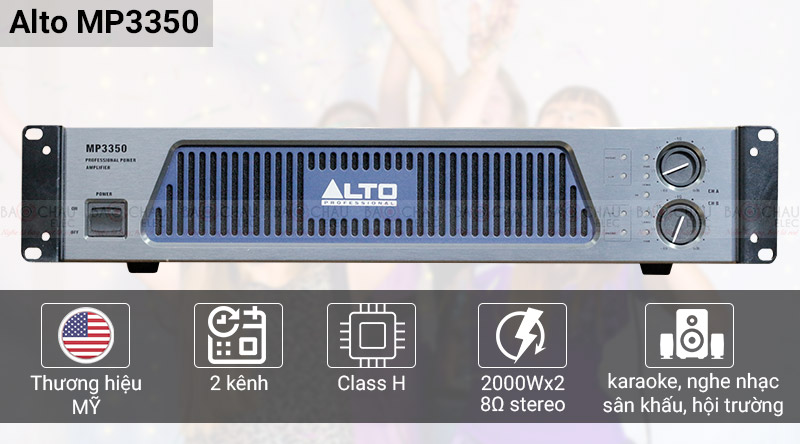 Cục đẩy công suất Alto MP3350
