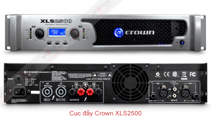 Cục đẩy Crown XLS2500 - 2 mặt trươc/sau