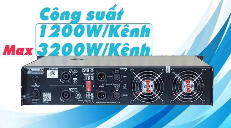 ​​Cục đẩy SAE CT12000x công suất mạnh mẽ