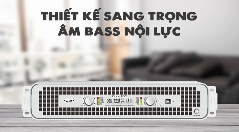 Cục đẩy SAE Duo700 thu hút người dùng với thiết kế đẹp mắt