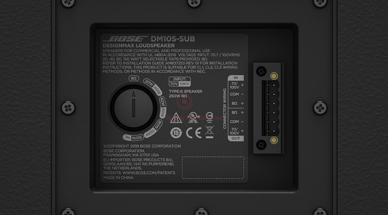 Loa sub Bose Designmax DM10S