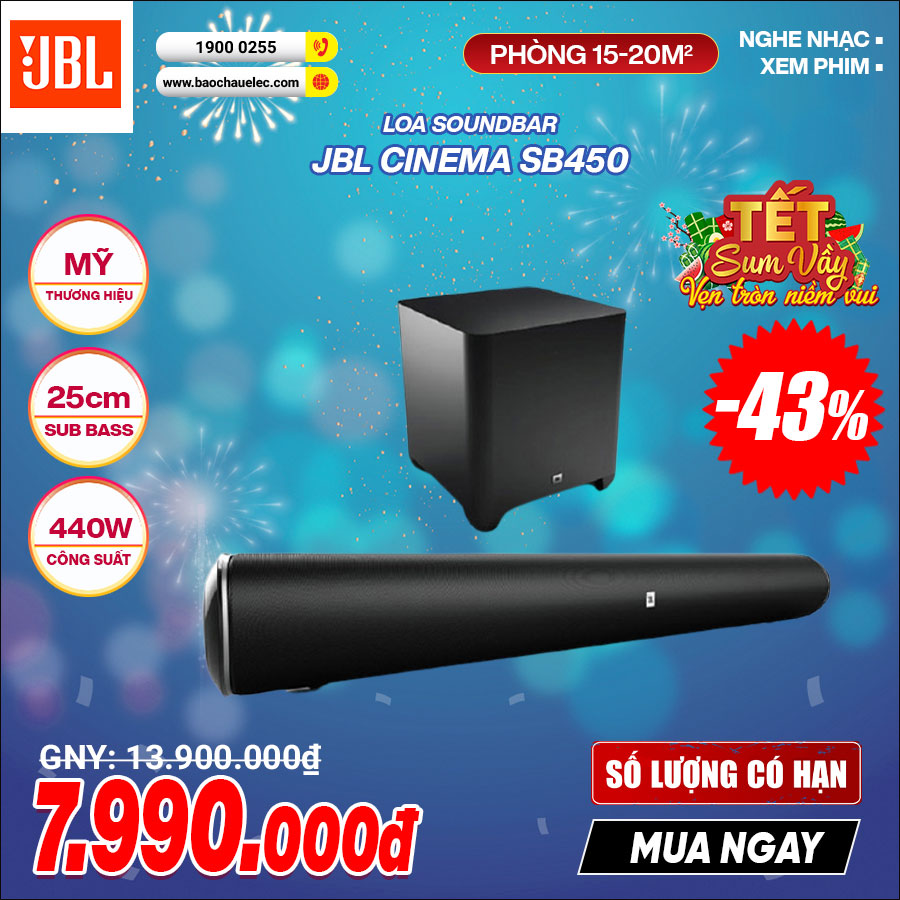 Loa Soundbar JBL Cinema SB450